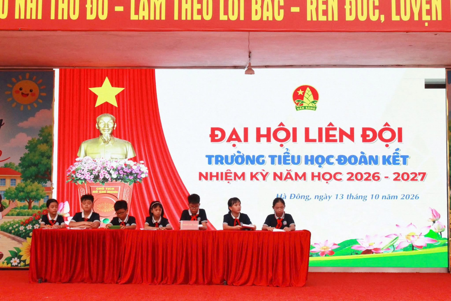 ĐẠI HỘI LIÊN ĐỘI MẪU TRƯỜNG TIỂU HỌC ĐOÀN KẾT NĂM HỌC 2026–2027